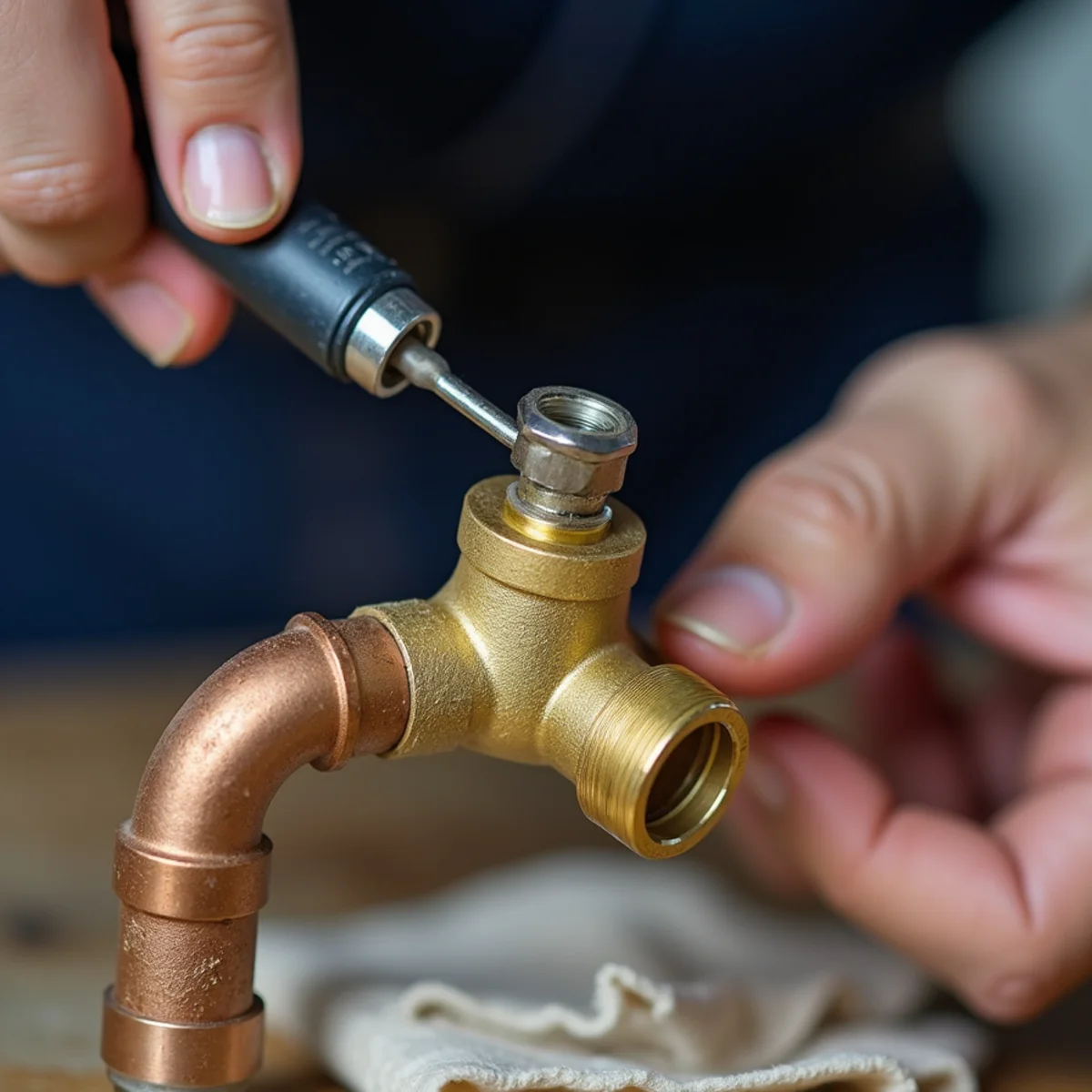 Master plumber executing professional General Plumbing Repair in North Texas home